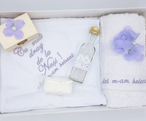 Trusou Botez brodat - Lila