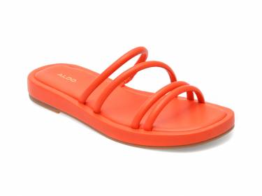 Papuci ALDO portocalii - ALEDECLYA820 - din piele ecologica