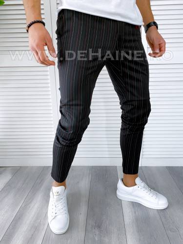 Pantaloni barbati casual regular fit in in dungi B1816 14-3 e