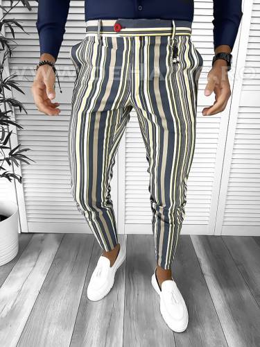 Pantaloni barbati eleganti B9162 F3-423 E 14-5