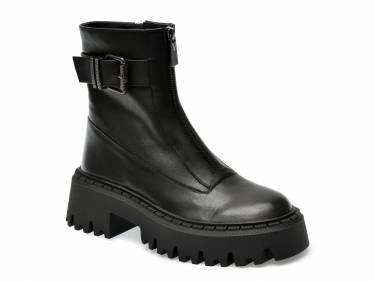 Ghete GRYXX negre - 8380R - din piele naturala