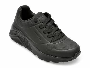 Pantofi SKECHERS negri - 403694L - din piele ecologica