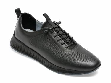 Pantofi AXXELLL negri - OY503A - din piele naturala