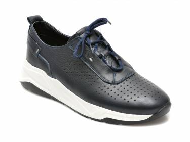 Pantofi bleumarin - 2155196 - din piele naturala