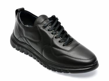 Pantofi BRAVELLI negri - 134121 - din piele naturala