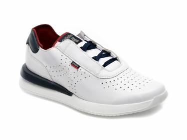 Pantofi CALLAGHAN albi - 51101 - din piele naturala