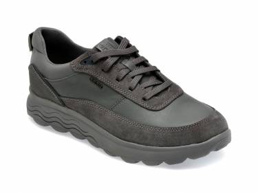 Pantofi GEOX gri - U16BYE - din piele naturala