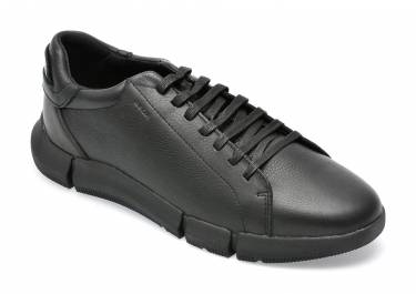 Pantofi GEOX negri - U26FFA - din piele naturala