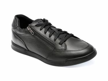 Pantofi GEOX negri - U36FWD - din piele naturala