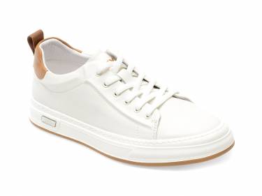 Pantofi GRYXX albi - 3081 - din piele naturala