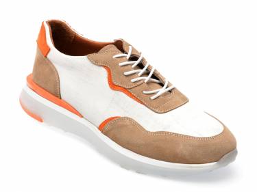 Pantofi GRYXX albi - M6834 - din piele naturala