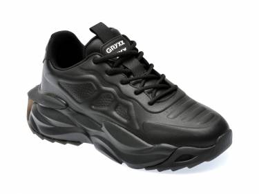 Pantofi GRYXX negri - 81008 - din piele ecologica