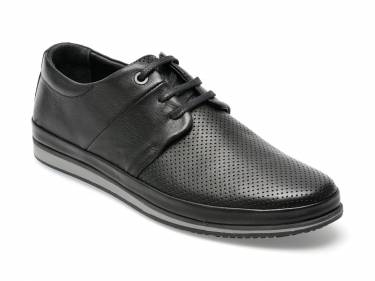 Pantofi GRYXX negri - M5119 - din piele naturala