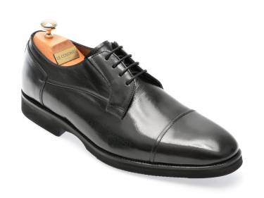 Pantofi LE COLONEL negri - 48409 - din piele naturala
