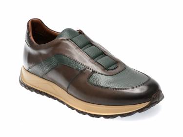 Pantofi LE COLONEL verzi - 64315 - din piele naturala