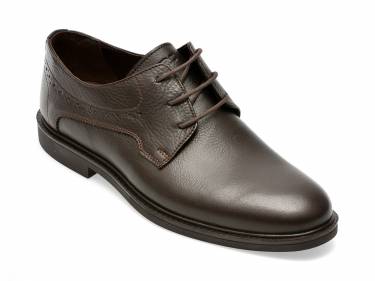 Pantofi maro - 51532 - din piele naturala