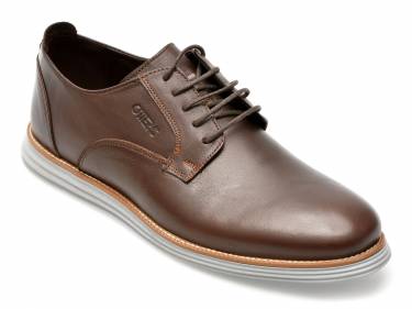 Pantofi maro - A31 - din piele naturala