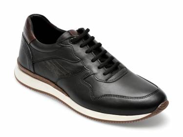 Pantofi negri - 231107 - din piele naturala