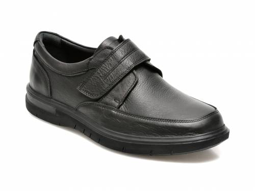 Pantofi negri - 28044 - din piele naturala