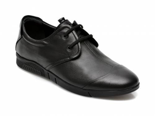 Pantofi negri - 99110 - din piele naturala