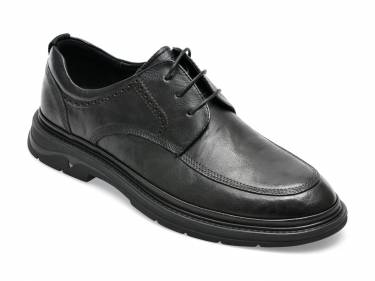 Pantofi negri - E620005 - din piele naturala