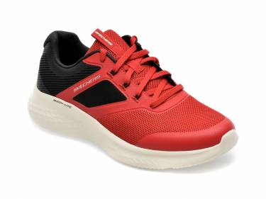 Pantofi SKECHERS rosii - SKECH-LITE PRO - din material textil