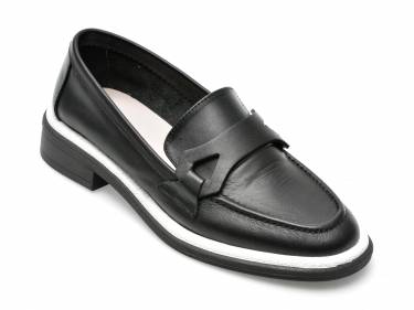 Pantofi EPICA negri - 208179 - din piele naturala