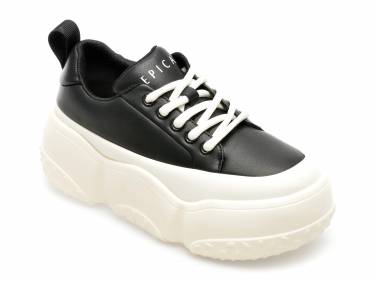Pantofi EPICA negri - 889 - din piele naturala