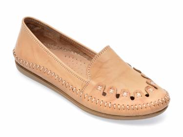 Pantofi FLAVIA PASSINI bej - 429 - din piele naturala