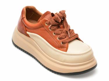 Pantofi FLAVIA PASSINI maro - 2350 - din piele naturala