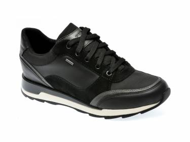 Pantofi GEOX negri - D36LYB - din piele naturala