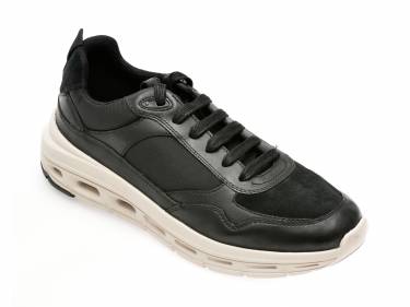 Pantofi GEOX negri - U36FQA - din material textil