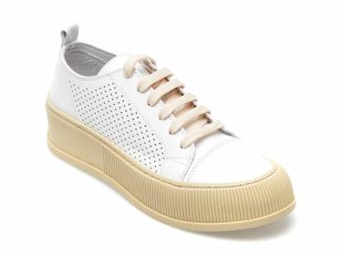 Pantofi GRYXX albi - 1187077 - din piele naturala