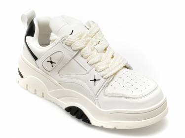 Pantofi GRYXX albi - 23089 - din piele naturala