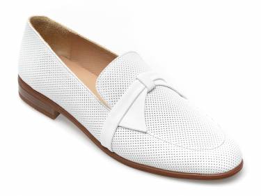Pantofi GRYXX albi - 422219 - din piele naturala