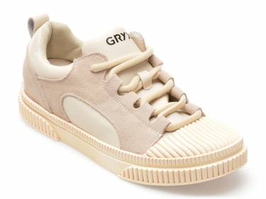Pantofi GRYXX bej - 23090 - din piele naturala