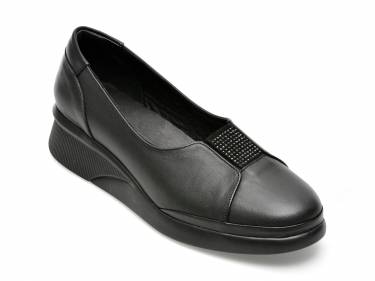 Pantofi GRYXX negri - 12026 - din piele naturala