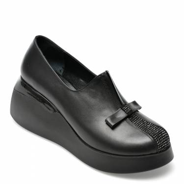 Pantofi GRYXX negri - 131405 - din piele naturala