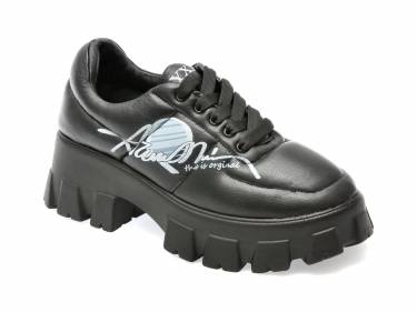 Pantofi GRYXX negri - 313714 - din piele naturala