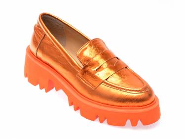 Pantofi GRYXX portocalii - 4380919 - din piele naturala