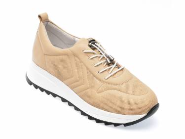 Pantofi IMAGE maro - 88 - din piele naturala