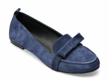 Pantofi MAGRIT bleumarin - 11 - din piele intoarsa