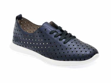 Pantofi REMONTE bleumarin - R7101 - din piele naturala
