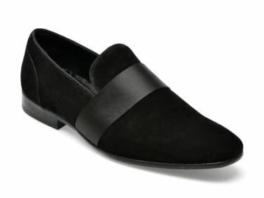 Pantofi ALDO negri - ASARIA004 - din piele intoarsa