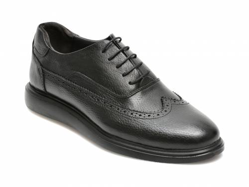 Pantofi BRAVELLI negri - 40104 - din piele naturala