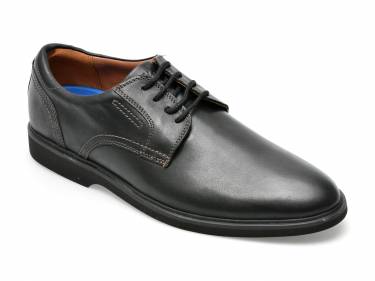 Pantofi CLARKS negri - MALWOOD LACE 01-N - din piele naturala
