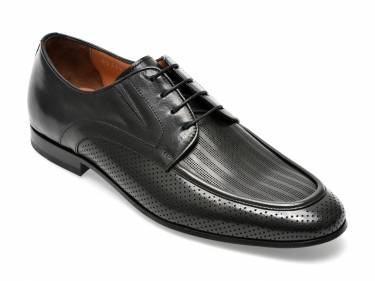 Pantofi EPICA negri - 60339 - din piele naturala
