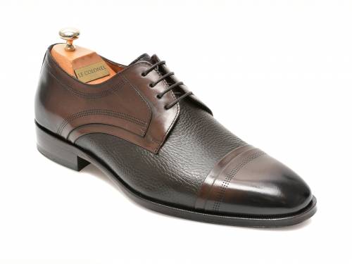 Pantofi LE COLONEL maro - 48470 - din piele naturala