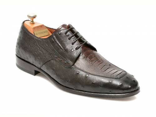 Pantofi LE COLONEL maro - 48701 - din piele naturala