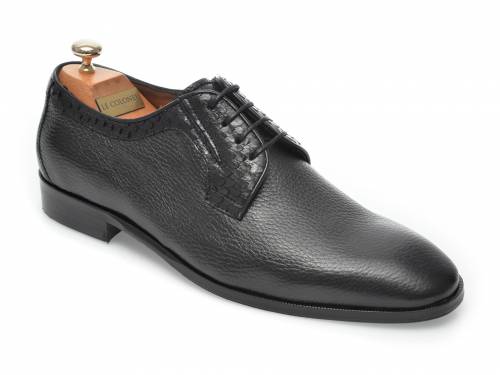 Pantofi LE COLONEL negri - 48711 - din piele naturala